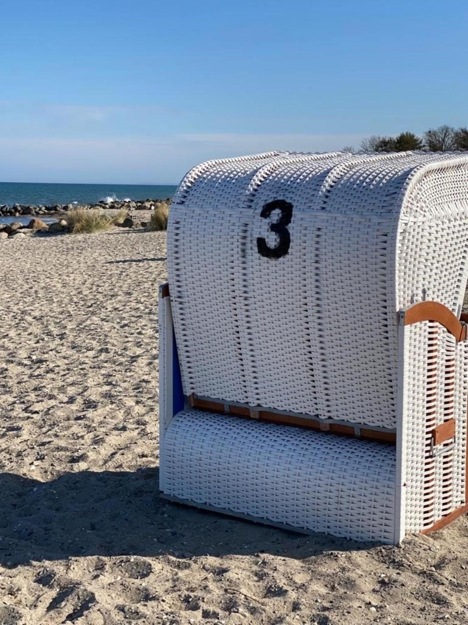 Ferien Am Strand, Urlaub An Der Ostsee Ferienwohnung Am Strand In Der Naehe Der Schlei, Umgebung Von Kappeln U Damp Brodersby-Goltoft Exterior foto